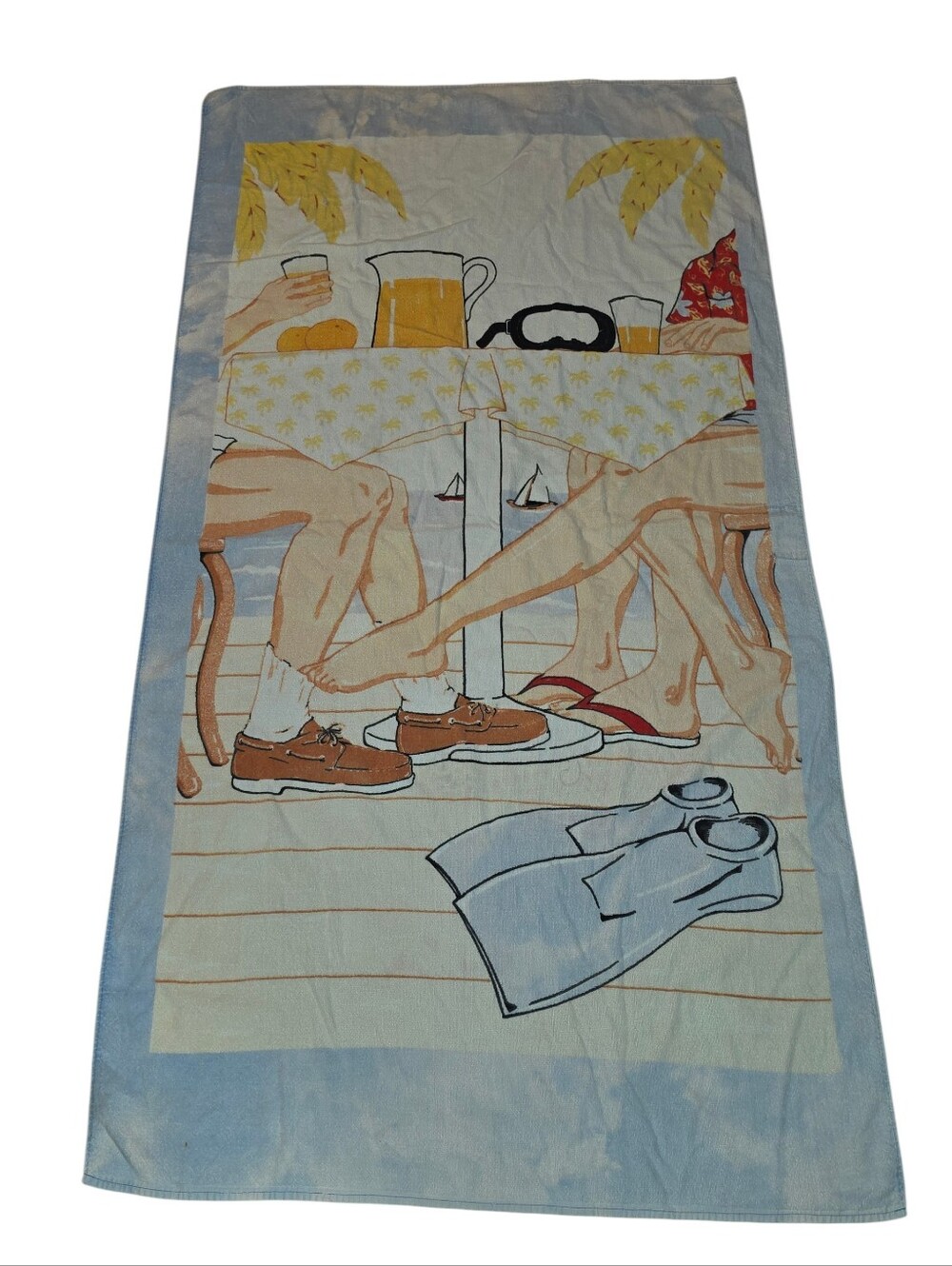 Vintage RARE Gramercy International Cotton Beach Towel